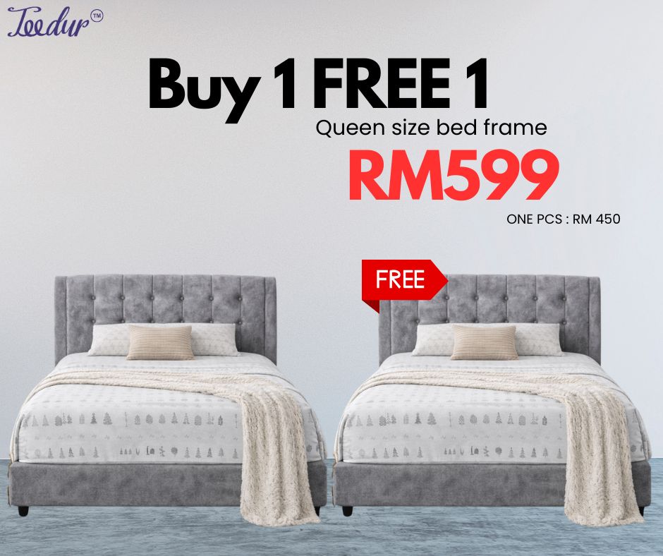 BUY 1 FREE 1 BED FRAMES - STYLE 3