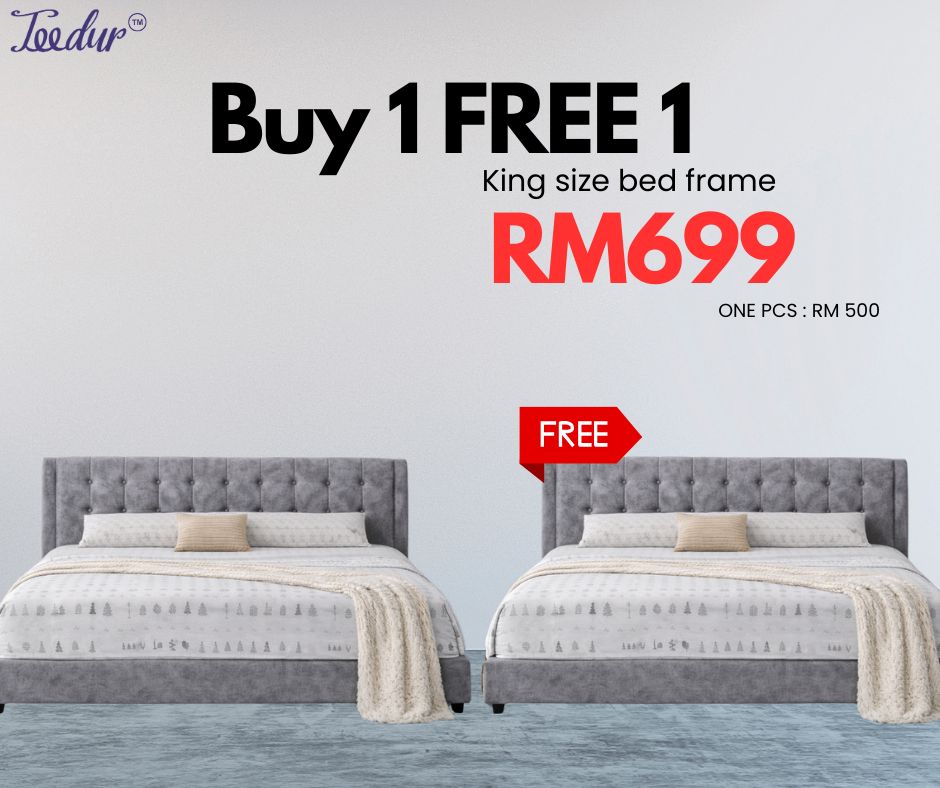 BUY 1 FREE 1 BED FRAMES - STYLE 3