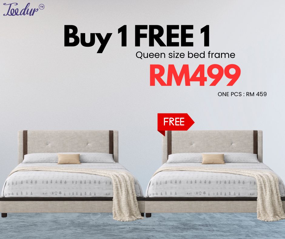 BUY 1 FREE 1 BED FRAMES - STYLE 4
