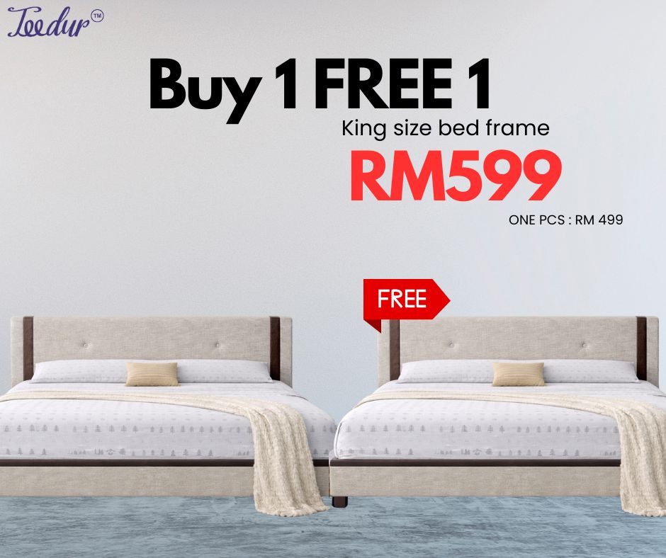 BUY 1 FREE 1 BED FRAMES - STYLE 4