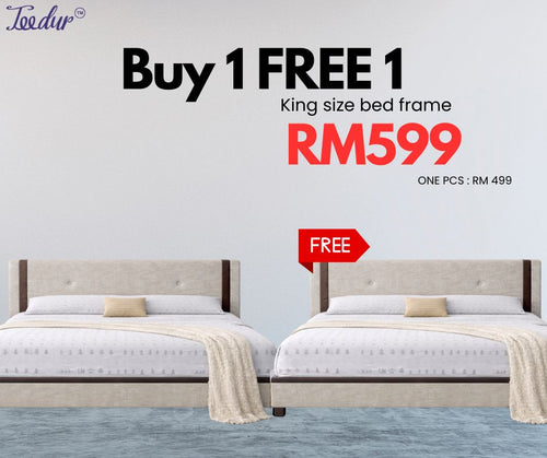 BUY 1 FREE 1 BED FRAMES - STYLE 4