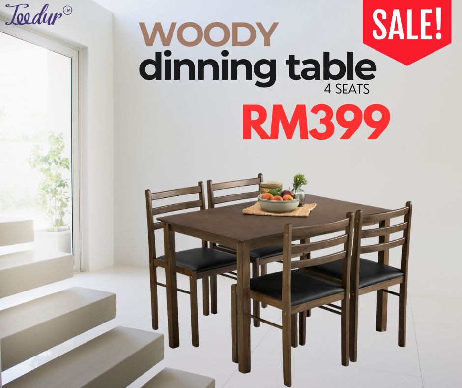 DINING TABLE SET - 4 SEATS