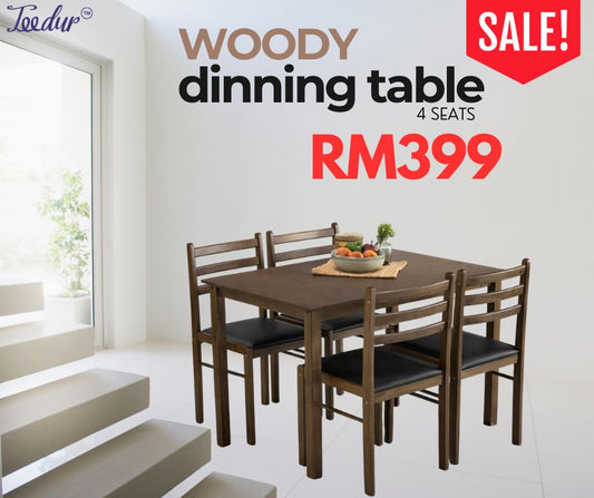 DINING TABLE SET - 4 SEATS