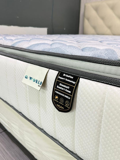 Mattress Pocket Spring 13“ Ice Cool Fabric + Hand Tie